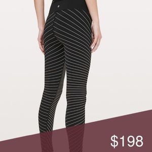 RARE reflective lulu lemon leggings!!